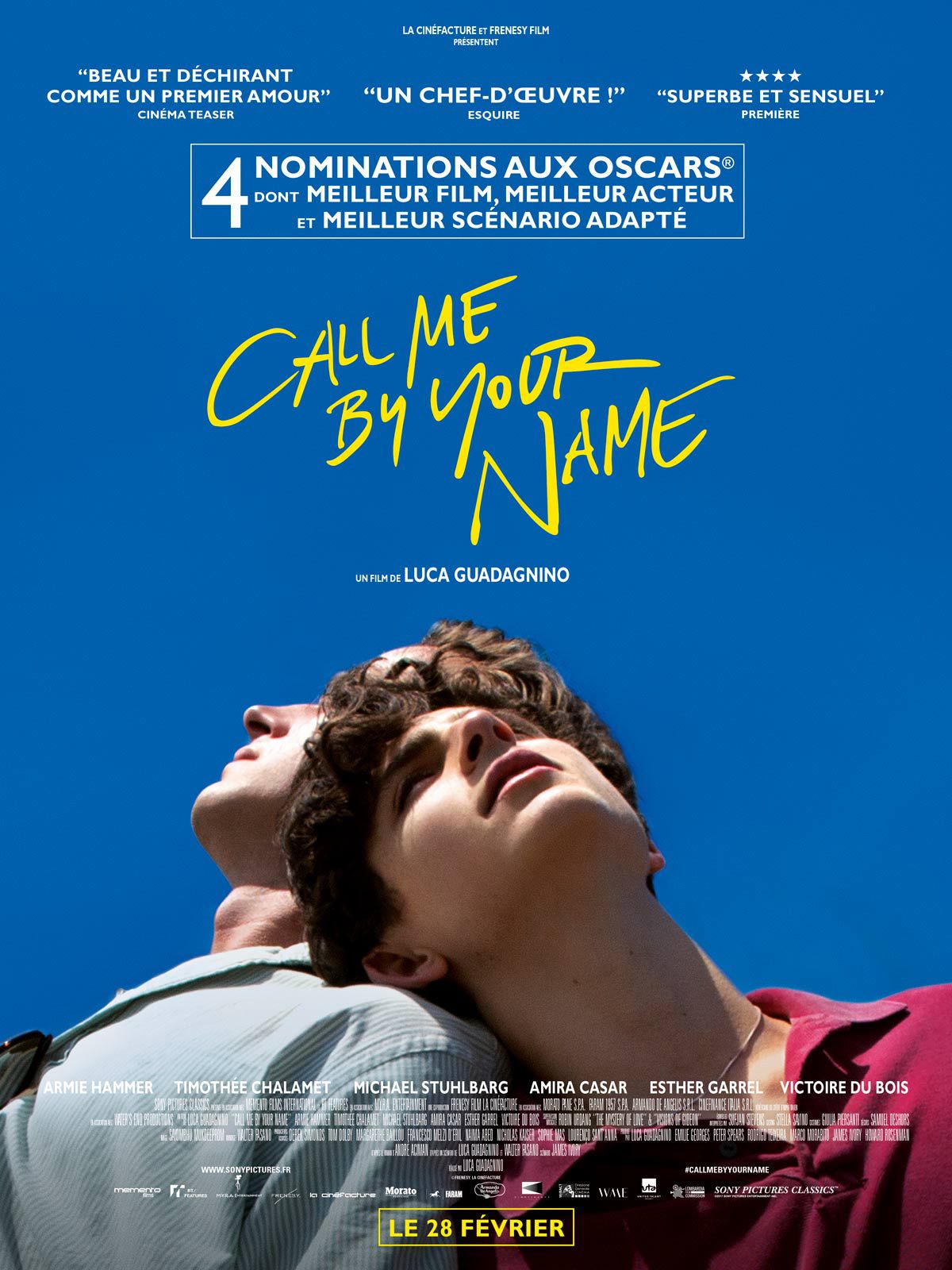 Call Me by Your Name - Film (2018) streaming VF gratuit complet