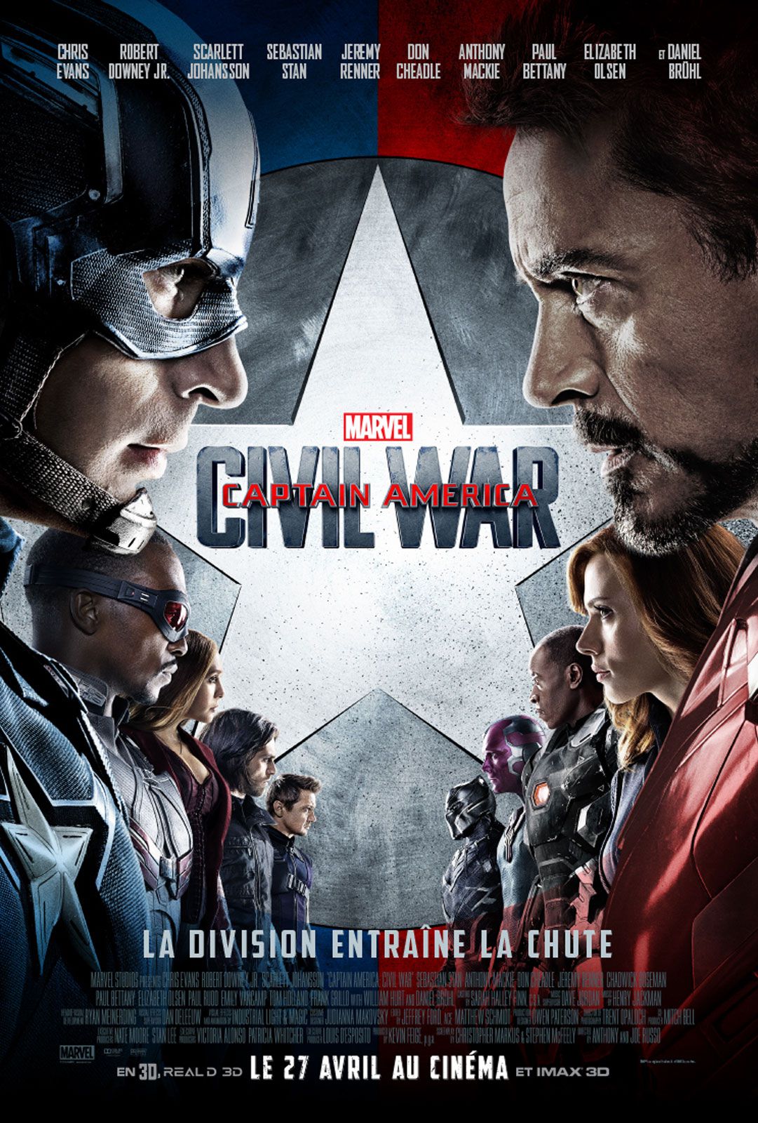 Captain America : Civil War - Film (2016) streaming VF gratuit complet