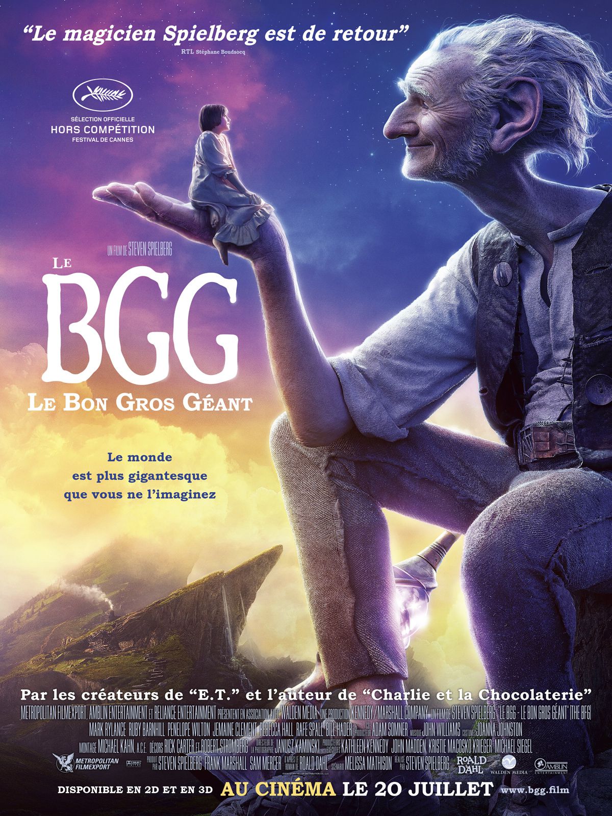 Le BGG - Le Bon Gros Géant - Film (2016) streaming VF gratuit complet