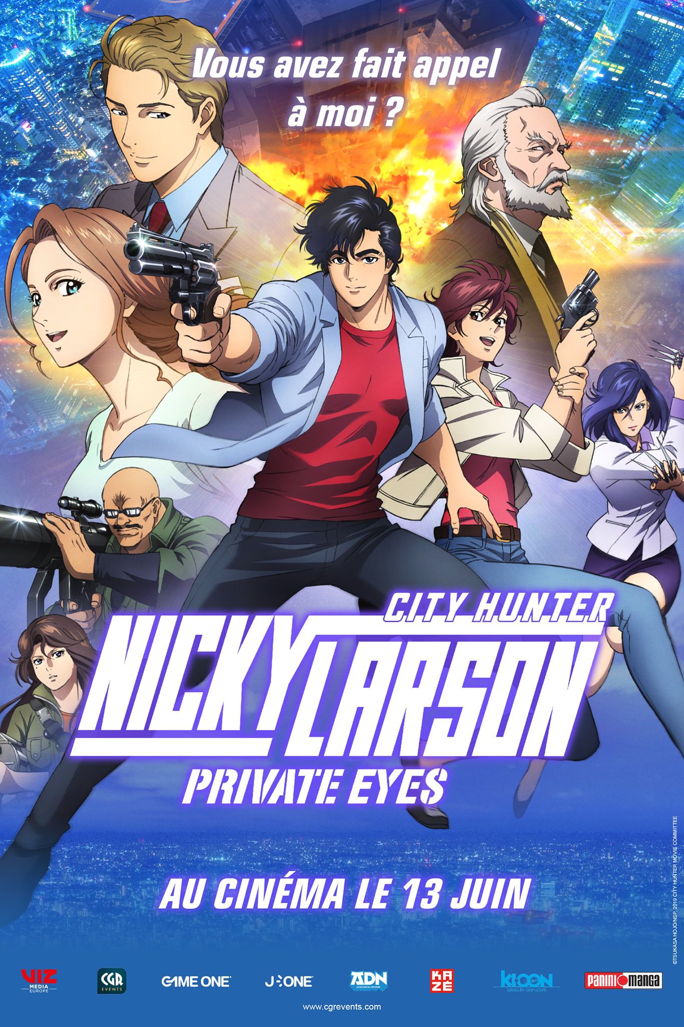 Nicky Larson : Private Eyes - Long-métrage d'animation (2019) streaming VF gratuit complet