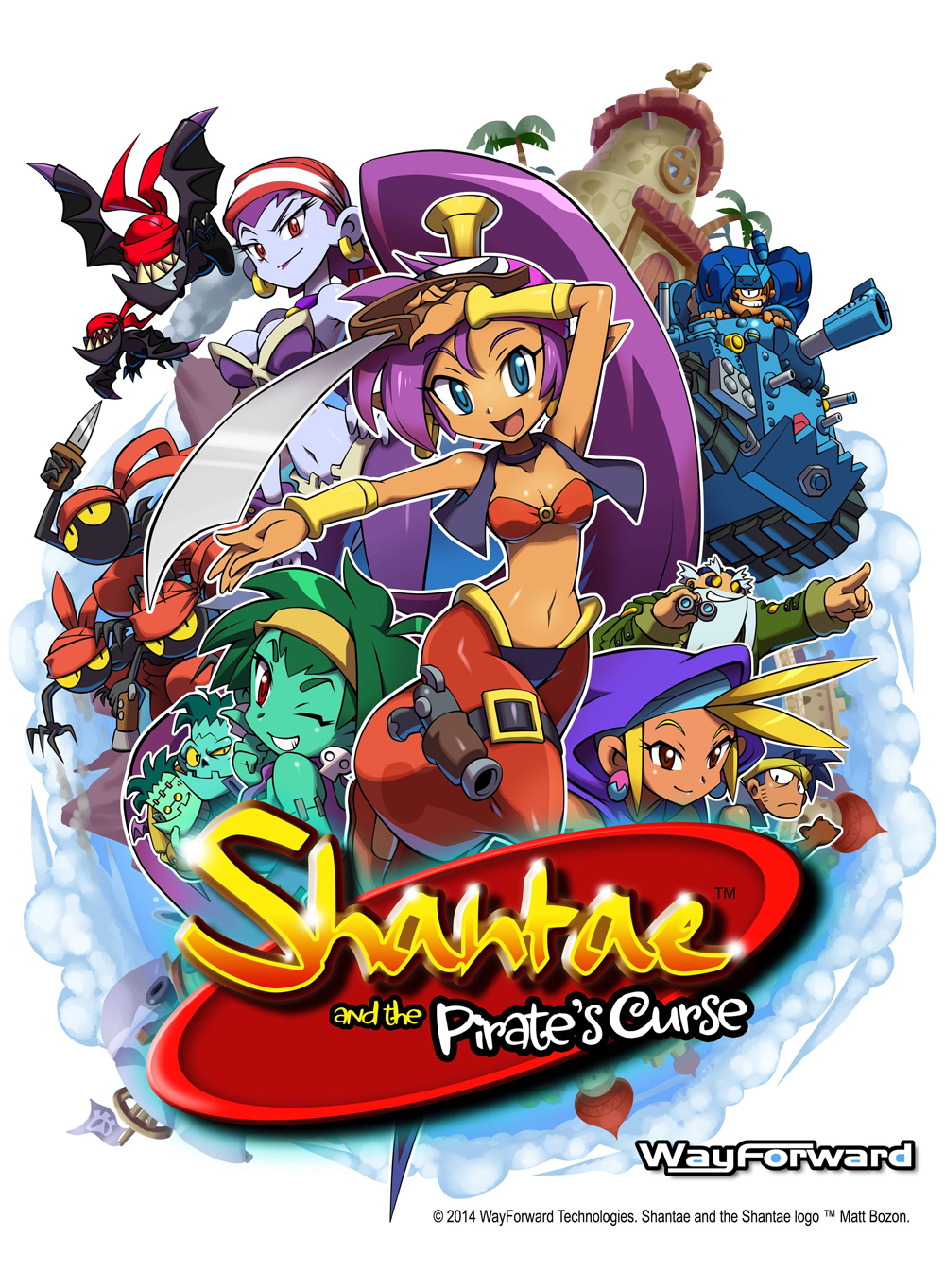 Film Shantae and the Pirate's Curse (2015)  - Jeu vidéo