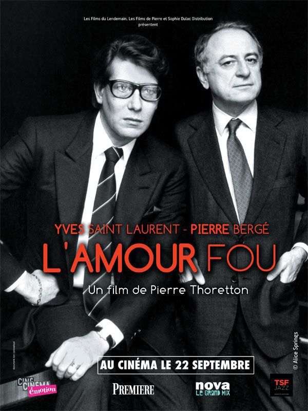 Film Yves Saint Laurent - Pierre Bergé, l'amour fou - Documentaire (2010)